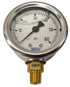Dial - Pressure Gauge, 2 Dia 0-60 PSI