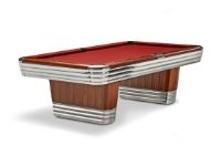 Centennial 9ft Table - Rosewood and Chrome - Drop Pocket