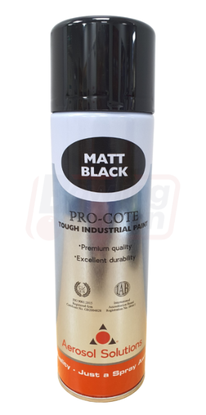 Matt Black Paint 500ml- Workshop