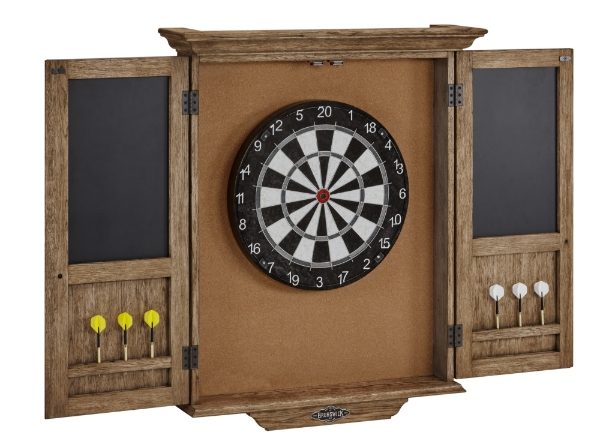 Dart Board Cabinet Chestnut