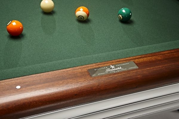 Centennial 9ft Table - Rosewood and Chrome - Drop Pocket