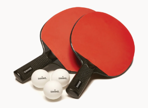Table Tennis - Paddle & Ball Set - 2 Paddles & 3 Balls - Indoor / Outdoor