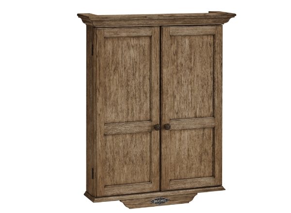 Dart Board Cabinet Chestnut