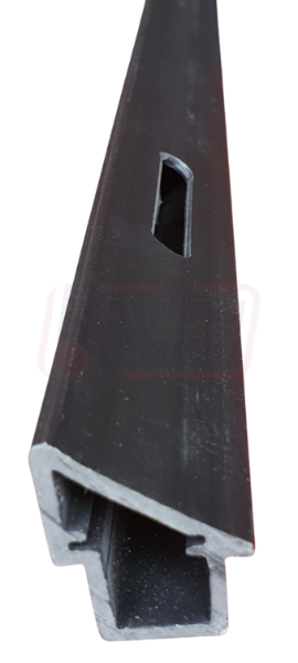 PBW - R/H Foul End Bumper Rail (black) (OSP)