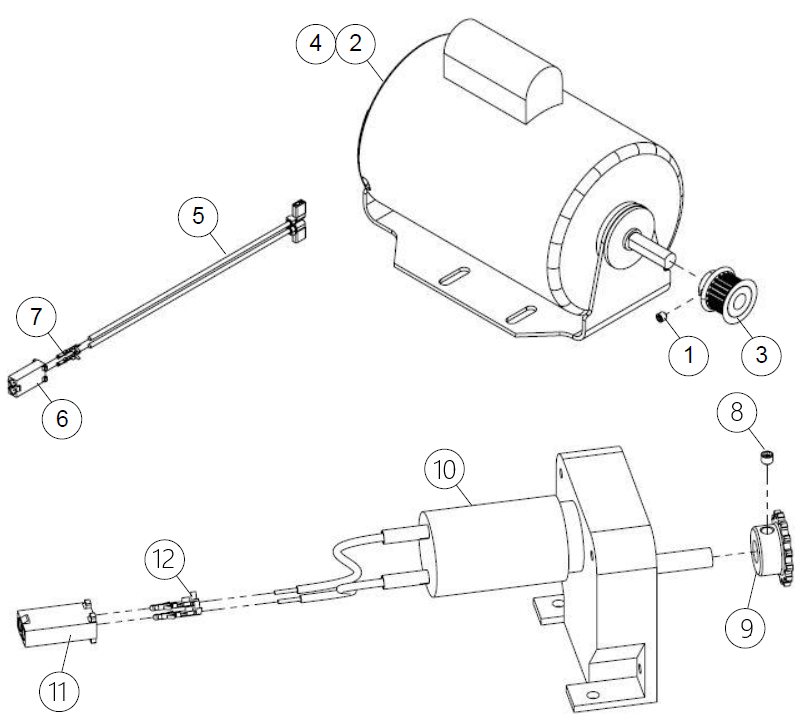 Buffer/Transfer Motor