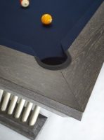 Brescia 8ft Table - Dark Charcoal