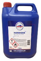 Handisan 70% Alcahol Hand Sanitiser - 4 x 5L