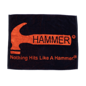 Hammer Loomed Towel - Black/Orange *NEW*