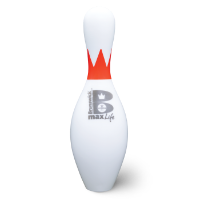 Brunswick Max Life Synthetic Pins - Red Crown - Single