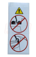 Ball Return Entry Sticker - Safety